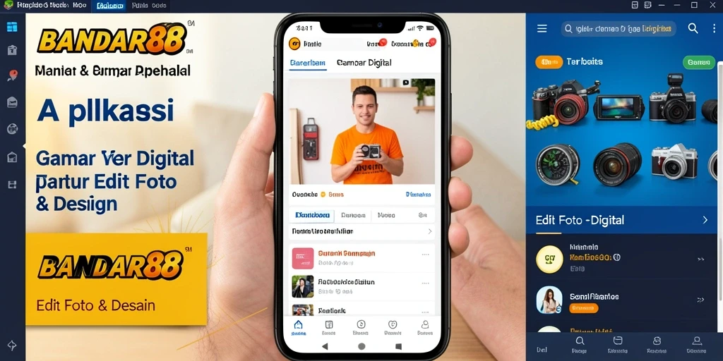 Tampilan antarmuka Gambar Digital yang intuitif dan modern.