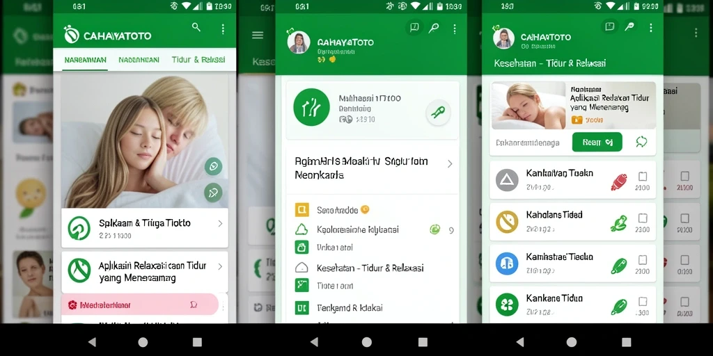 Antarmuka CAHAYATOTO yang menenangkan dan intuitif.