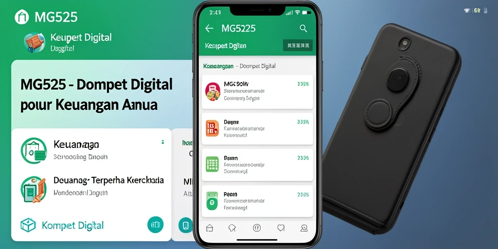Antarmuka pengguna MG525 yang intuitif dan modern.
